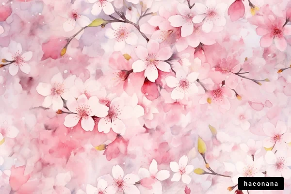 桜の美しいパターン