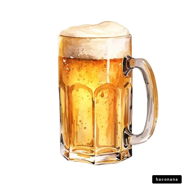 冷たいビールのグラス