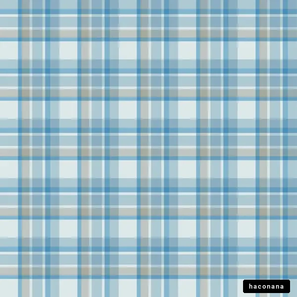 ブルーのチェック模様
