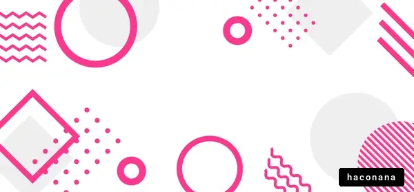 カラフルな幾何学模様背景