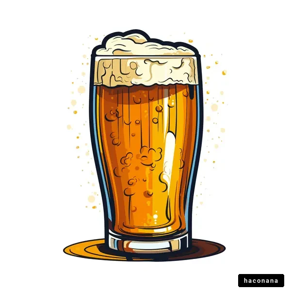 美味しいビールのイラスト