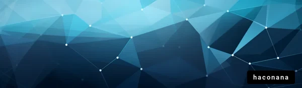 抽象的な青の幾何学模様