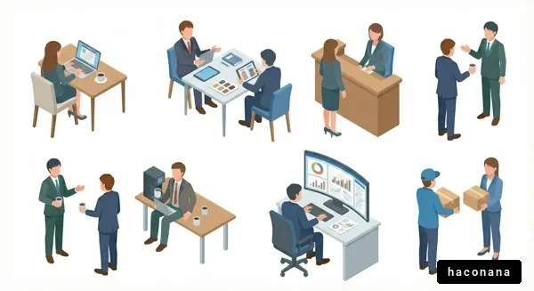 オフィスの日常風景