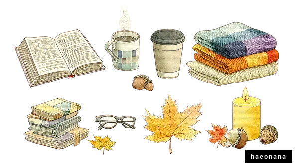 秋の読書シーン