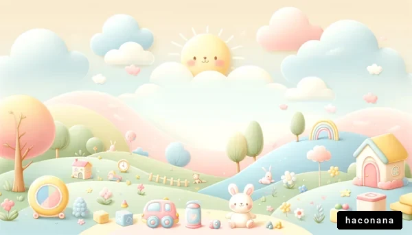 かわいらしい幼児の世界