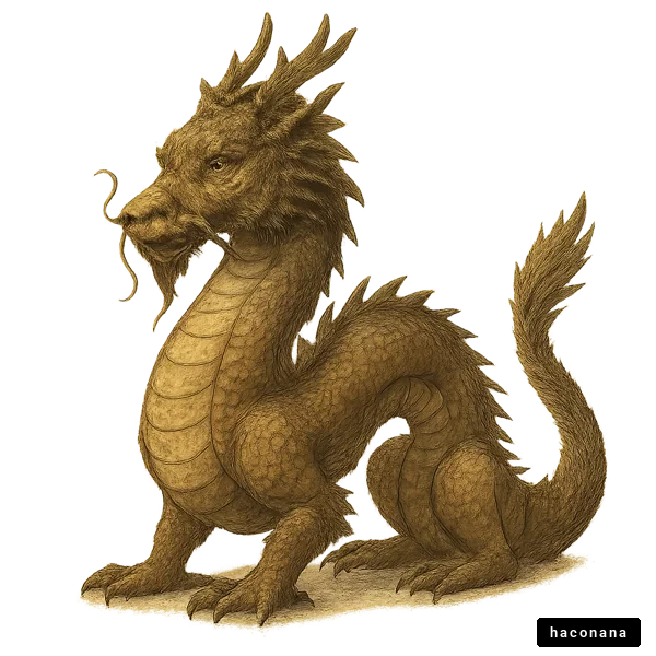 幻想的なドラゴンのイラスト