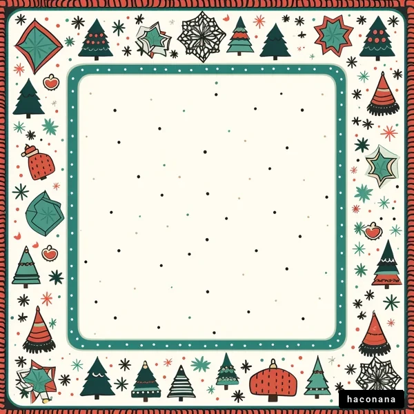 クリスマスの楽しいデザイン