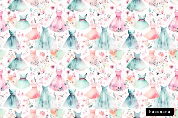 可愛いドレスのパターン