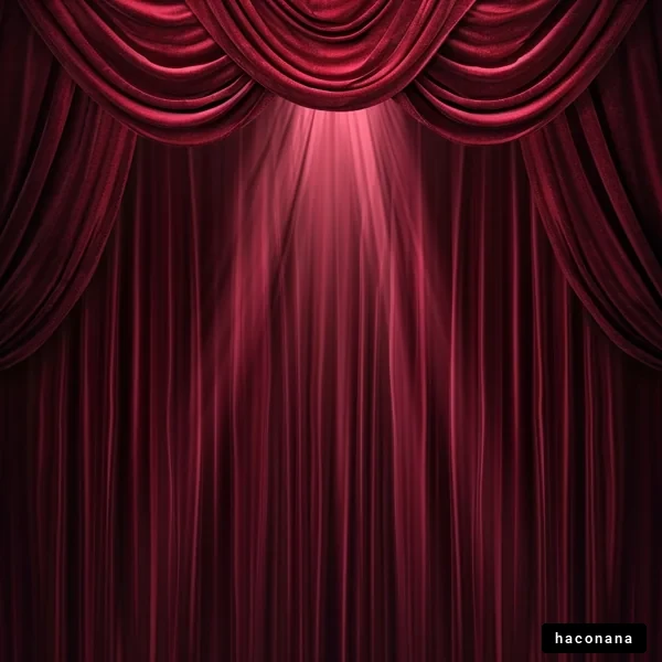 舞台カーテンの背景