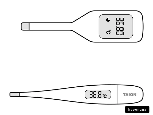 デジタル体温計の画像