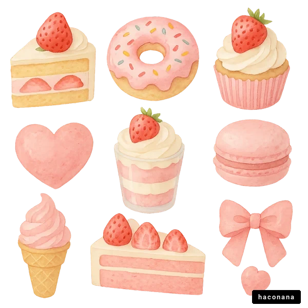いちごのスイーツコレクション