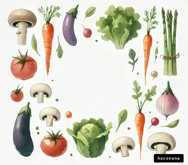 新鮮な野菜のイラスト