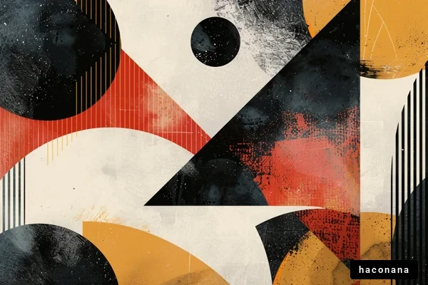 抽象的なアートデザイン