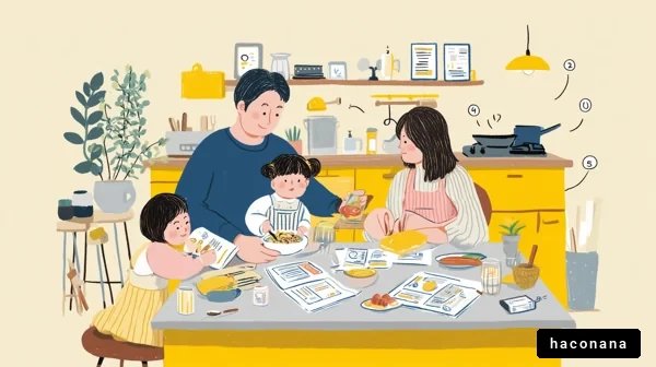 家族で料理する楽しさ