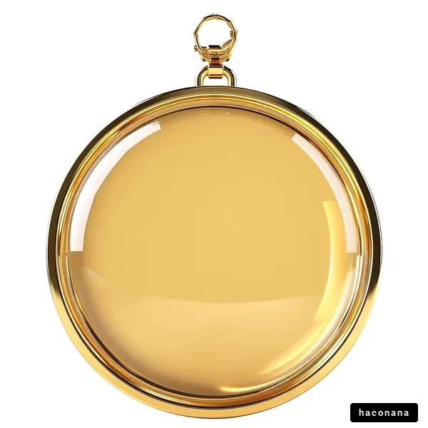 金色のモダンなロケット