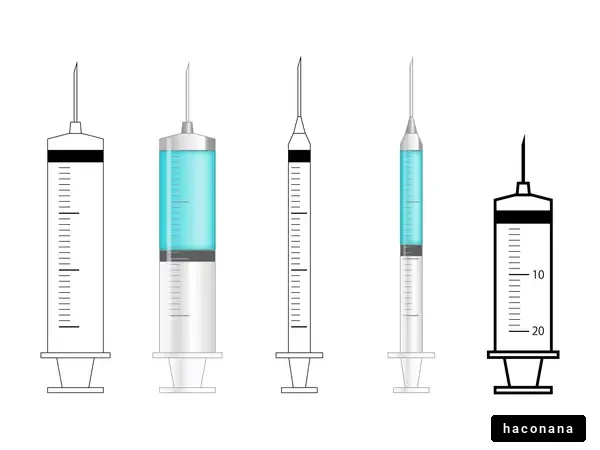 注射器のイラスト