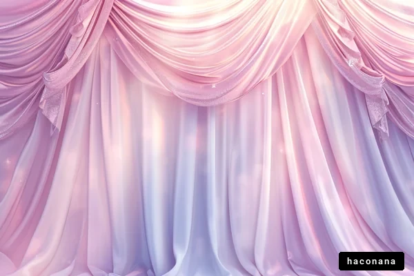 優雅なカーテンの背景