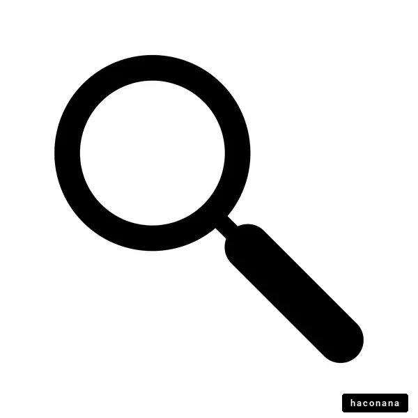 虫眼鏡のアイコン