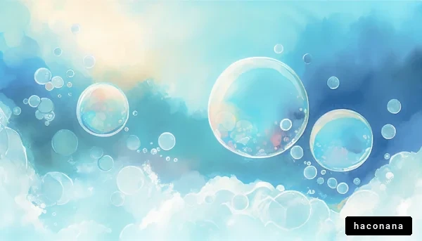 水泡を描いたアート