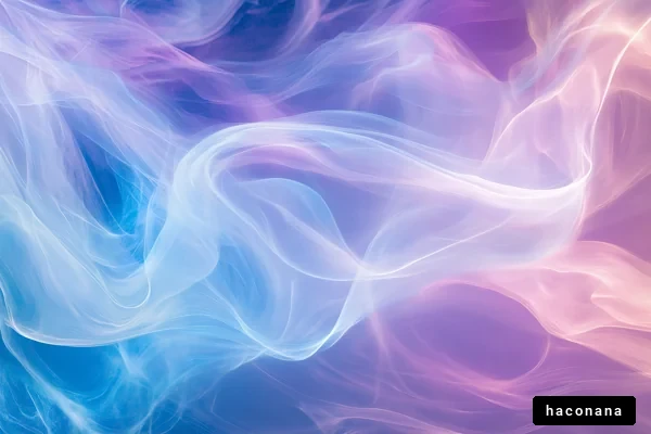 流れるような美しい煙