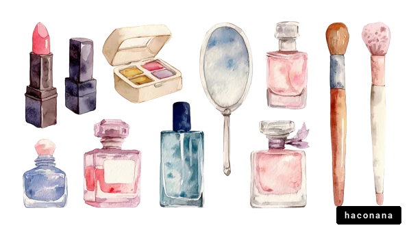 化粧品のイラスト