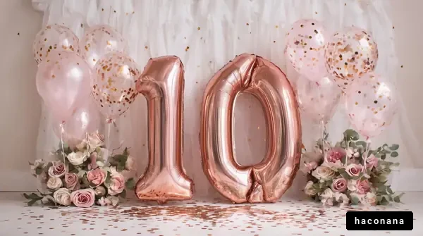 バースデーのデコレーション