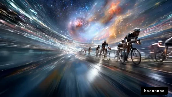 宇宙を駆けるサイクリストたち