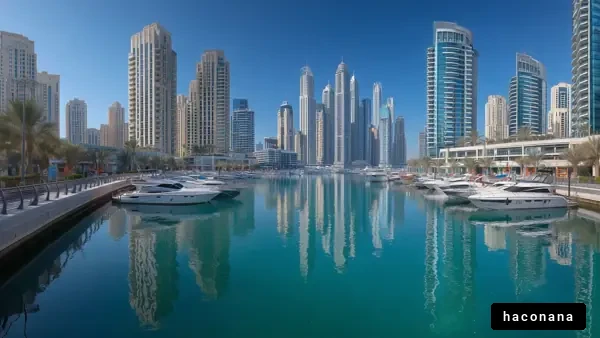 ドバイの美しい海岸線