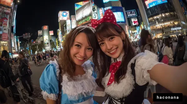 街中のコスプレイベント