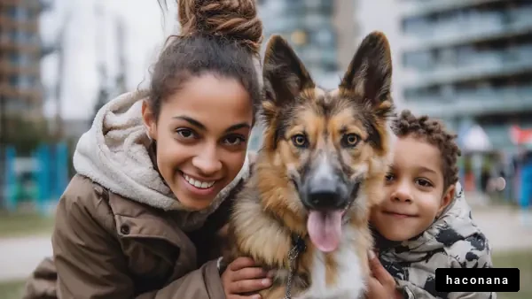 公園での家族の時間