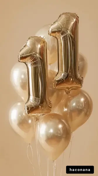 華やかなバルーンのアレンジ