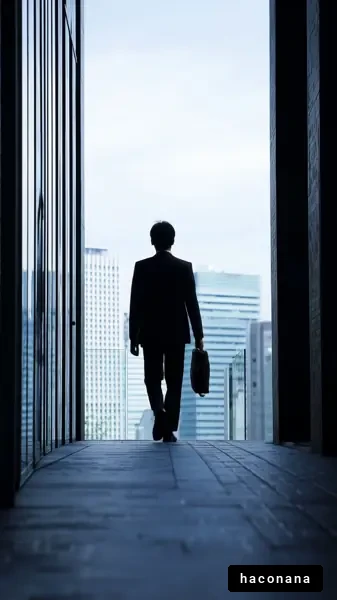 ビジネスマンのシルエット