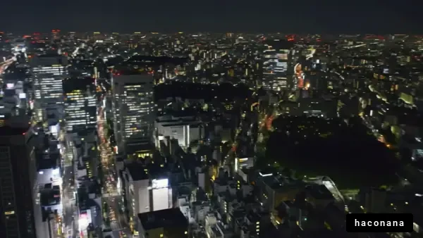夜景の美しい都市風景