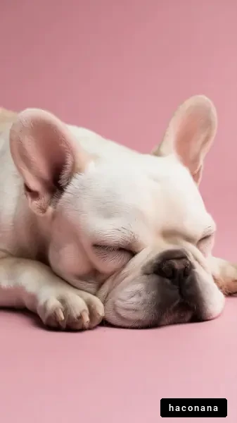 リラックスしたフレンチブルドッグ