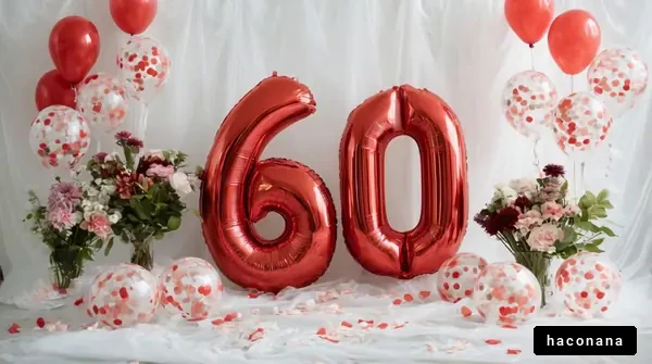 60歳の誕生日祝い