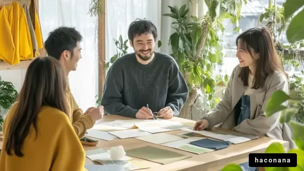 人々のミーティング風景