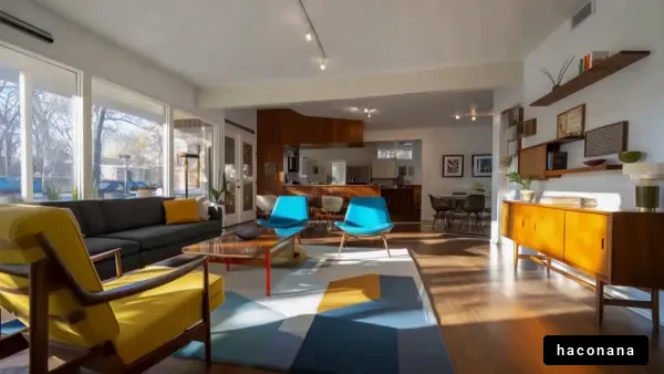 モダンなリビングルームの風景