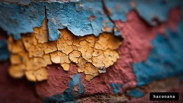 剥がれた塗装のテクスチャ