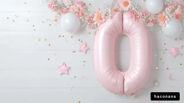 お祝いの可愛いデコレーション