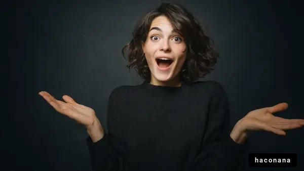 驚きと喜びの表情