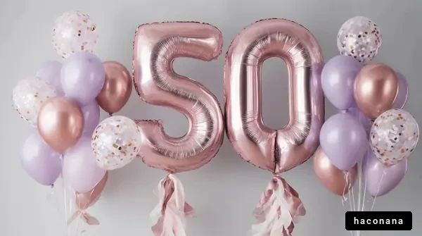 華やかな50歳の誕生日