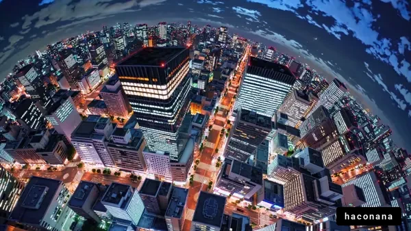 夜景の都市風景