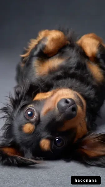 可愛いダックスフントの犬