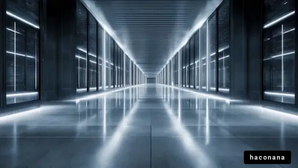 未来的なサーバールーム
