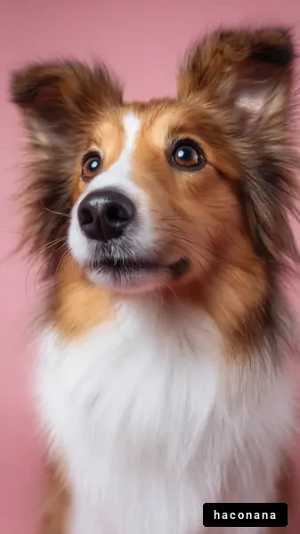 魅力的な犬のポートレート