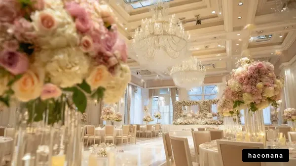 華やかなウェディング会場