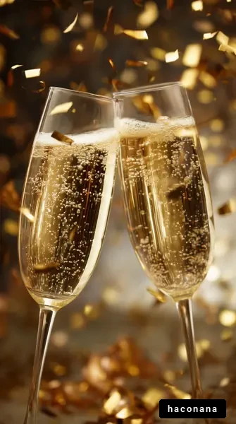 祝賀のスパークリングワイン