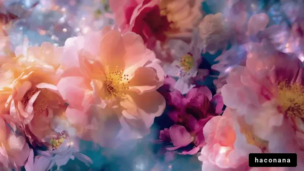 色とりどりの花々