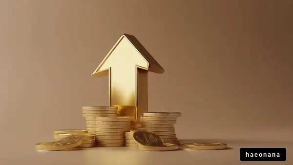 上昇する投資の象徴