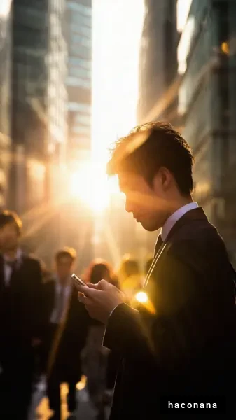 ビジネスマンのシルエット